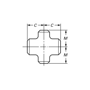 Croce saldata di testa